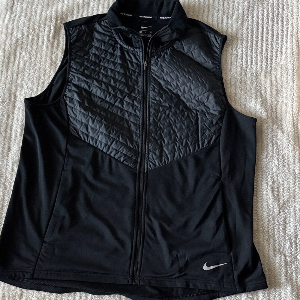 Nike Black Sleeveless Vest Jacket